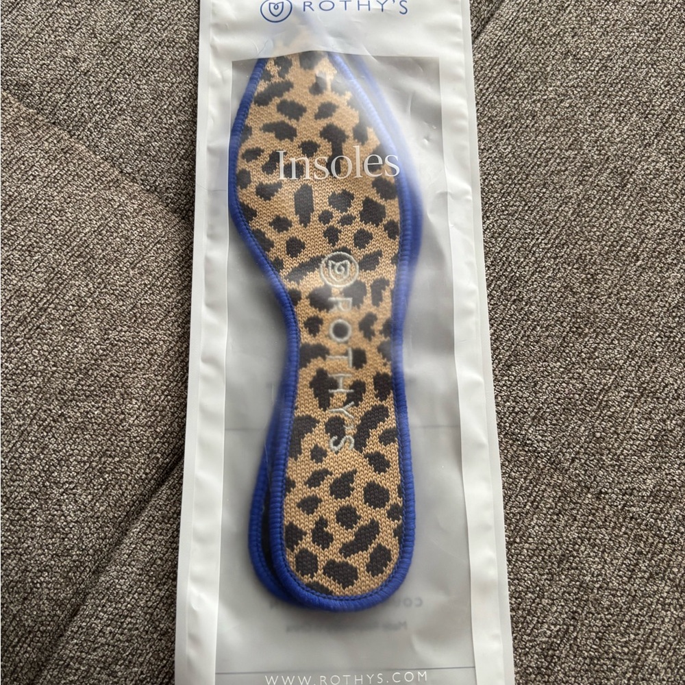 Rothy’s Insoles for Point Shoes size 6 1/2 Leopard print
